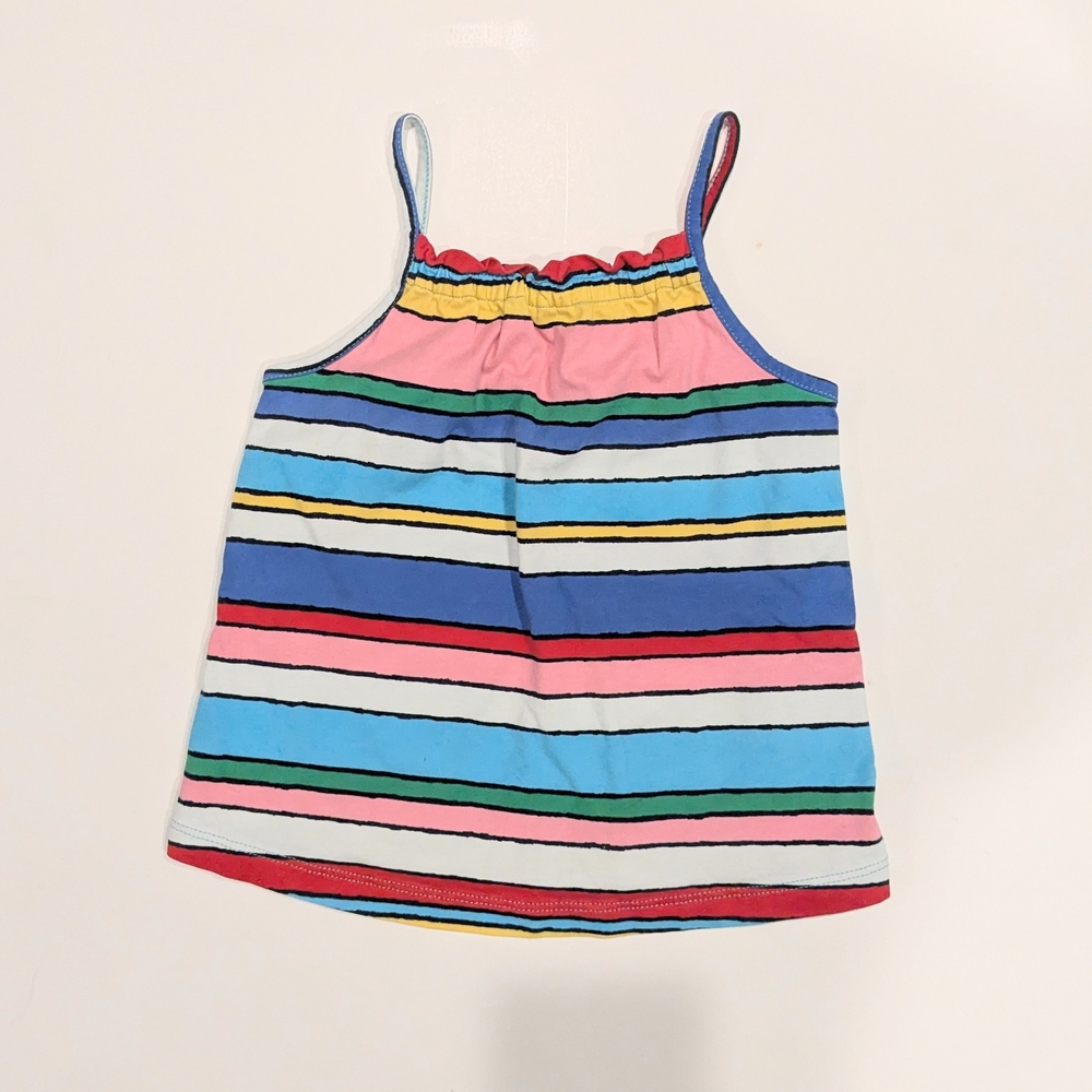 Hanna Andersson Multicolor Striped Tank, 3T